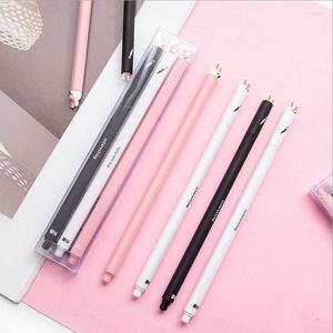 3Pcs/Set 0.5mm Kawaii Carrot Gel Pens For Writing Notebooks Girls Office Accessories School Supplies Stationery
