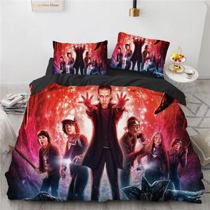 Bedding Sets Terrorist Themes Comforter Cover Set Home Textile 3D Print Film Horror Duvet Pillow Shams For Boys Girls