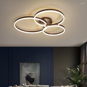 Plafoniere Nordic Led Lamparas De Techo Luce Soggiorno Plafon Camera da letto Sala da pranzo