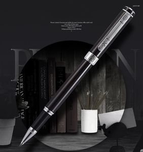 Picasso 902 бренд Pimio Gentleman Black Silver Clip Roller Ball Pen с пополнением офисная школа Письмо подарок без коробки