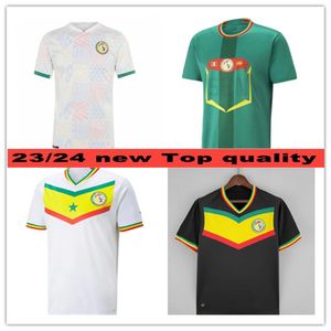 2023 Senegal 1 Yıldızlı Futbol Formaları 22 23 Mane Koulibaly Gueye Koulibaly Sarr Maillot de Erkekler Futbol Gömlek Üniforması