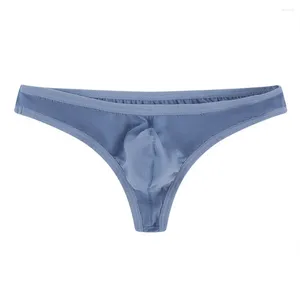 Unterhosen Sommer Männer Modal Bikini-Slip Sexy Low Rise G-String Bugle Pouch Tanga Solide T-back Unterwäsche Dünne Atmungsaktive schwimmen Höschen