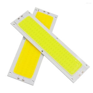 120x36mm 24V COB LED -lampa varm kall vit färg 20W DC24V -glödlampa för lastbil inomhusbelysningslampor DIY -chip ombord