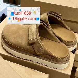 2023 designer goldenstar Clog Slippers Boston Clogs golden star Beach Sandal Cross Slides Women Men Tazz Tasman Fall Mustard Seed Chestnut Winter Summer ugh b