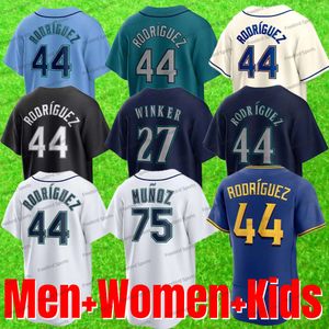 Ken Griffey Jr.City Connect Julio Rodriguez Baseball Jerseys Ichiro Suzuki Teoscar Hernandez Ty France Jarred Kelenic Robbie Ray Eugenio Suarez Men Kids Jersey