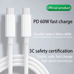 Кабель для быстрой зарядки 60 Вт, кабели USB C к Type-C для Xiaomi Redmi, кабель для быстрой зарядки 4,0 PD, кабель для передачи данных для MacBook Pro S11, кабель для зарядного устройства