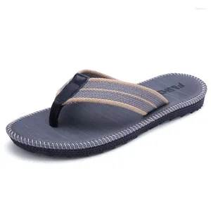 Slippers Couples Men And Women Fashion Trend Flip Flops Home Non-Slip Beach Sewing Cool Student Clip Outside Slides