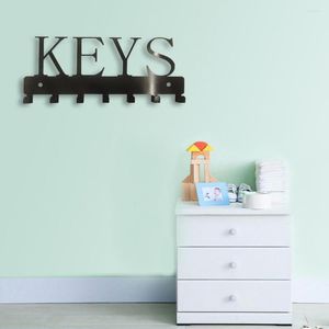 Hooks Metal Creative Key Rack Art Multifunctional Wall Mounted Organizer Hat Towel Decorative Bathroom Accessories