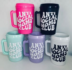 Big Capacidade de 34 oz de caneca de caminhonete de plástico caneca dupla pp copos com maça