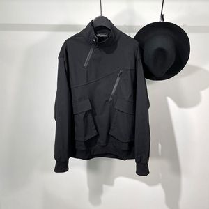 メンズパーカースウェットシャツマルチポケット作業服プルオーバー秋と冬のセーターファッションパーソナリティトレンドストリートスタイルこんにちは