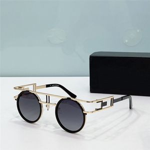 New fashion design round sunglasses 668 metal and acetate frame avant-garde and generous style high end outdoor UV400 protection glasses