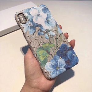 iPhone 14 11 Pro Max Case Designer Phone Case for Apple 13 12 XR XS 8 7 Plus Luxury Pu Leather Flower Print Mobile Cell Bumper Backs Fundas de Lujo Para Celulares 99