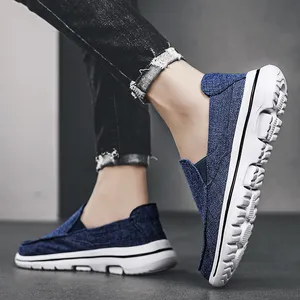 2024 Moda Clássica Confortável Sapatos Casuais para Homens Respirável Preto Branco Vermelho Azul Escuro Verde Cáqui Cinza Marrom Café Pêssego Sapatos Atléticos Jogging Shoe T6777