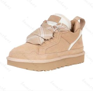 Designer Lowmel Boots Trainers Casual Shoes Sneakers Womens Baskets Sand Wool Sheepskin Winter Canvas Cold äkta läder Suede Runner Fall Size Size