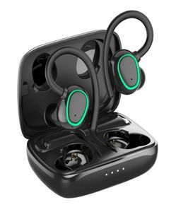 Kulaklıklar Kulaklık TWS Kablosuz Bluetooth 51 8D Stereo Touch Control Müzik Kulaklıkları Spor Su Geçirmez Kulaklıklar Gürültü İptali1360615