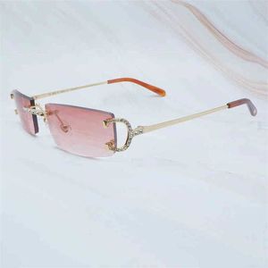 2023 Дизайнерские очки новые солнцезащитные очки Stones Женщины Man Diamond Luxury Sunglass Wire C