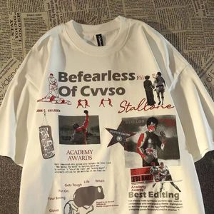 レディースTシャツゴシックキャラクタープリントストリートトレンドブラックショートスリーエレベットTシャツ女性サマールーズハイハイプホップY2Kトップオンクラス230404