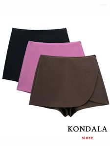 Shorts femininos casuais elegantes chiques saias de zíper sólido feminino saia curta moda 2023 cintura alta