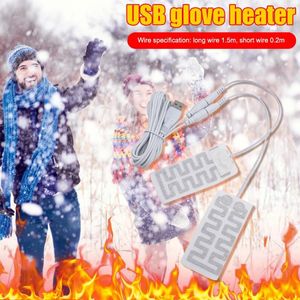Ковры Электрическая нагреваемая рука теплые портативные перчатки нагревание лист легкий углеродное волокно для наружного кемпинга поход зима