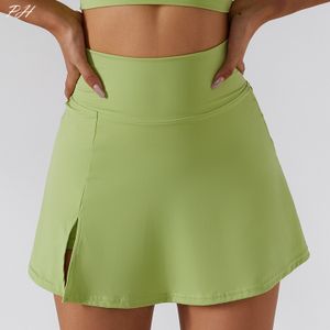 Saias de tênis de verão Saias de tênis feminino calça de golfe nylon esportes shorts de fitness shorts de cintura alta coragem de shorts ginásticos