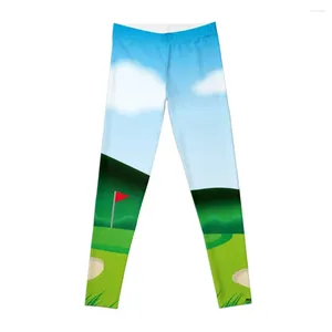 Active Pants Golf Course Lansdcape Leggings Women's Sport Legins For Woman Gym Womens