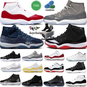 11 Buty do koszykówki dla kobiet i mężczyzn 11s Cherry Cool Grey Cement Concord Bred UNC Gamma Blue Midnight Navy Space Jam 72-10 25th Anniversary Męskie buty sportowe Sportowe trampki