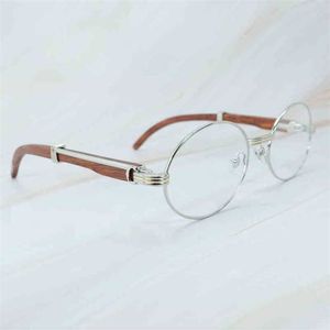 2023 Designer Glasögon Modell Clear Mens Accessories Women Wood Shades Eyewear Fill Recept Eye Frame NQQF Solglasögon