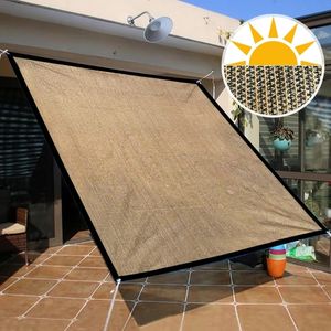 Shade Outdoor Patio Sun Shade Sail Rectangle Garden Sunshade Net Garden Balcony Net Sommer Anti-UV Sun Shelter Markise Car Canopy 230404