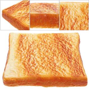 Party Decoration Kitchen Pretend Play Toys Simulation Toast Slice Light House Decorations Home Lifelike Bread Pography Props