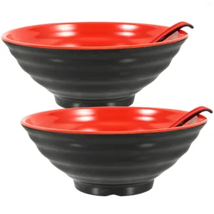 Bowls 1 Set Of Ramen Bowl Japanese Style Multi-use Noodles Restaurant Was