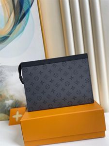 Designer Classic POCHETTE VOYAGE 27cm wash clutch Bag Women's men tote top Cosmetic wallet briefcase pockets Bags #61692