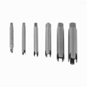 Professionella handverktyg Set 6st/Set Eloy Steel Damaged Head Taps Ta bort Hem Tools Skruva Extractor Borrbitar Guide Set Broken Bolt Stud