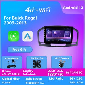 Touch Screen Android Car DVD Video Player para Buick Regal 2009-2013 Rádio Estéreo Audio GPS WiFi 4G Bt