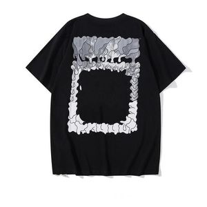 Sommer-T-Shirt für Herren und Damen, DesignerOFF-T-Shirts, lose T-Shirts, Tops, Herren-Freizeithemd, Luxuskleidung, Streetwear, Shorts, Poloshirts, T-Shirts, Größe S-X, Offs, Weiß, 1js