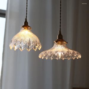 Pendelleuchten Glasleuchten Moderne Kupfer-LED-Hängelampe Esszimmer Schlafzimmer Küchenleuchten Nachttisch Bar Industrial Loft Decor