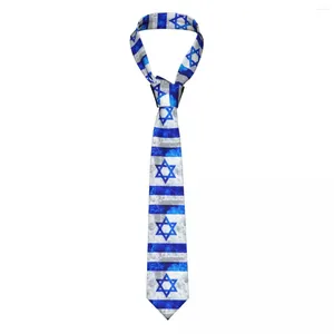 Bow Ties Formal Flag Of Israel Neck Tie For Wedding Personalized Men Ocean Patriotic Stars Counrty Neckties