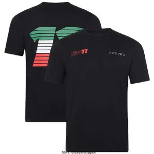 Oracle Racing Sergio Perez 그래픽 남자 T 셔츠 검은 유니osex 티셔츠 레드 F1 포뮬러 1 레이싱 슈트 황소 대형 티셔츠