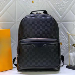 Wysokiej jakości modny oryginalny skórzany plecak mężczyźni Bag Student School Bag Bag Plecak Codzienny męski plecak duży plecak podróżny czarny komputer Computer Bag