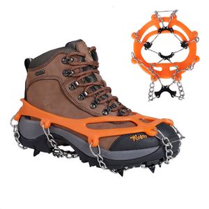 Crampons Quality Outdoor Climbing Antiskid Winter Walk 8 Teeth Ice Fishing Snowshoes Manganese Steel Slip Shoe Covers 230404