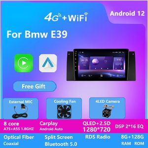 Car Dvd Video Player for BMW E39 1994-2003 IPS Screen Android 10.0 System 128GB WIFI BT USB CarPlay DSP Top Quality