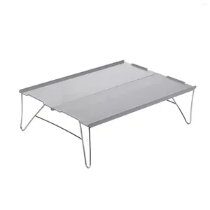 Camp Furniture Outdoor Camping Hiking Lightweight Travel Restaurant Folding Table Durable Barbecue Multifunction Mini Portable Aluminum