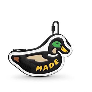 Limited Edition Women Key Wallet Cartoon Animal Letter Plaid Keychain Duck Coin Purses Clutch Bags Designer Women and Men Keyring Charms Pendant Accessories Gift