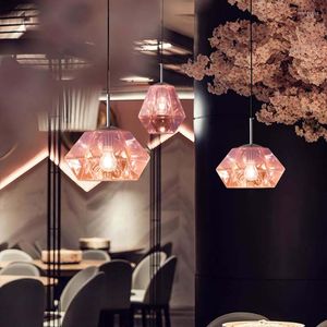 Pendelleuchten Kronleuchter Moderne Diamant Lava LED Lampe Nordic Indoor Ing Wohnzimmer Hanging Home Kitchen Decor Fixture Luminaire Light
