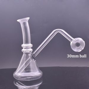 Små mini glas bong vattenrör pyrex vattenpipa olje riggar röker bongs tjock hård återvinningsrigg för rök med stor storlek oljebrännare rör acceptera personlig anpassning