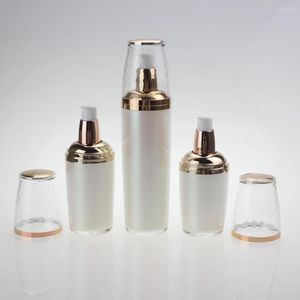 Storage Bottles Skincare Packaging Set 1 OZ Hair Oil Spray Bottle Plastic Empty Travel Mini Lotion 30ml Make-up Container