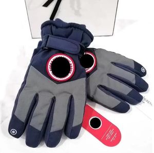 Перчатки с сенсорным экраном на весь палец для мужчин и женщин, зимние ветрозащитные водонепроницаемые нескользящие утолщенные морозостойкие перчатки для вождения