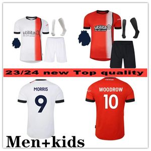 23 24 24 Luton Town Soccer Jerseys Kit 2023 2024 MAILLOT FOOT MORRIS WOODROW ADO BURKE CAMPBELL MEN SHIRT