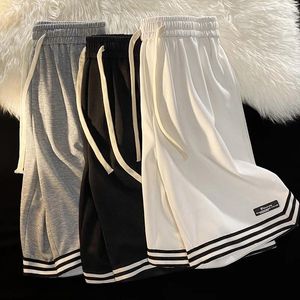 Men's Shorts Summer American Sports Fashion Brand Ins Loose Basketball Pants Trend Split Casual Thin Couple Wear S-3XL