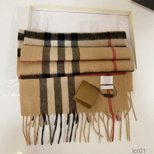 Women Man Scarves Designer Classic Plaid Scarf Fashion 100% Cashmere for Winter Womens and Mens Long Wraps Size 180x30cm Christmas Gift