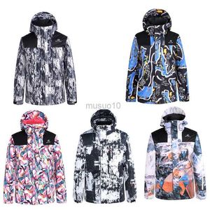 Other Sporting Goods Hot Men's and Women's Ice Snow Suit Coats Snowboarding Clothing Winter -30 Warm Waterproof Outdoor Costumes Skiing Wear Jackets HKD231106